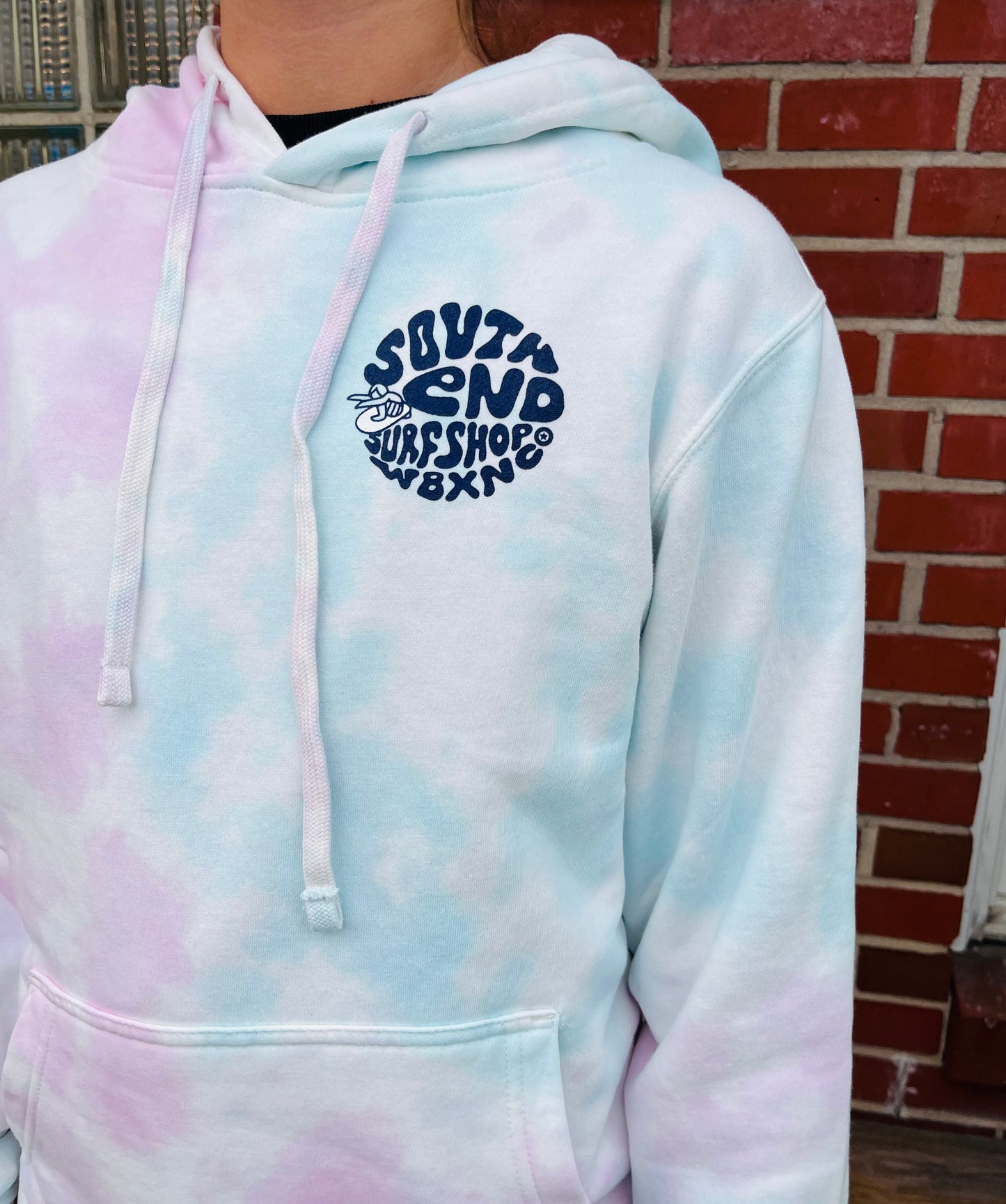 Retro Logo Adult Hoodie Tie-Dye