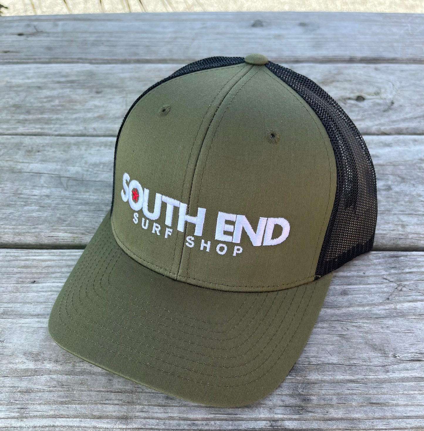 SESS Icon Logo Snapback Army Green