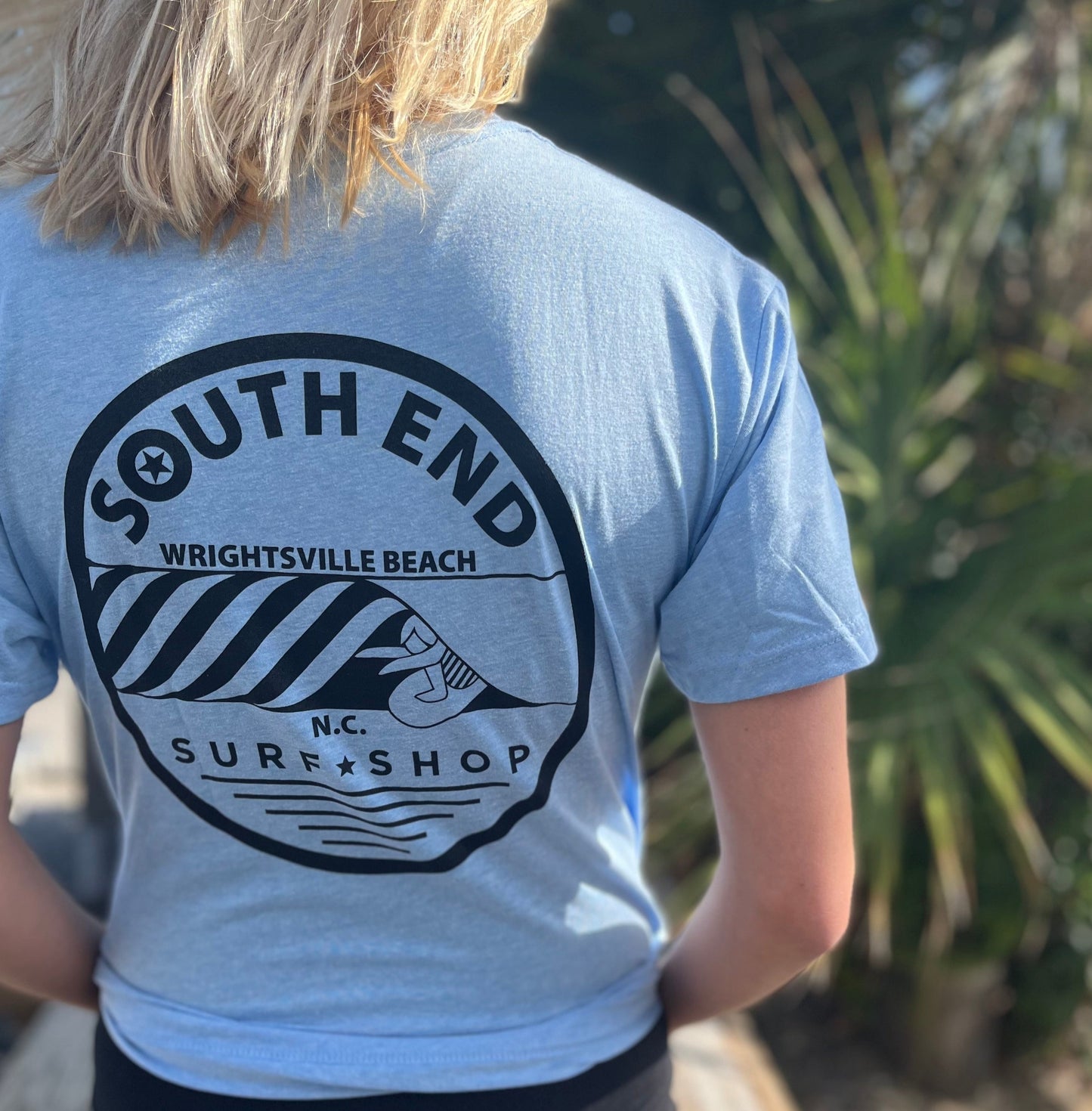 SESS Barrel Tee Heather Light Blue