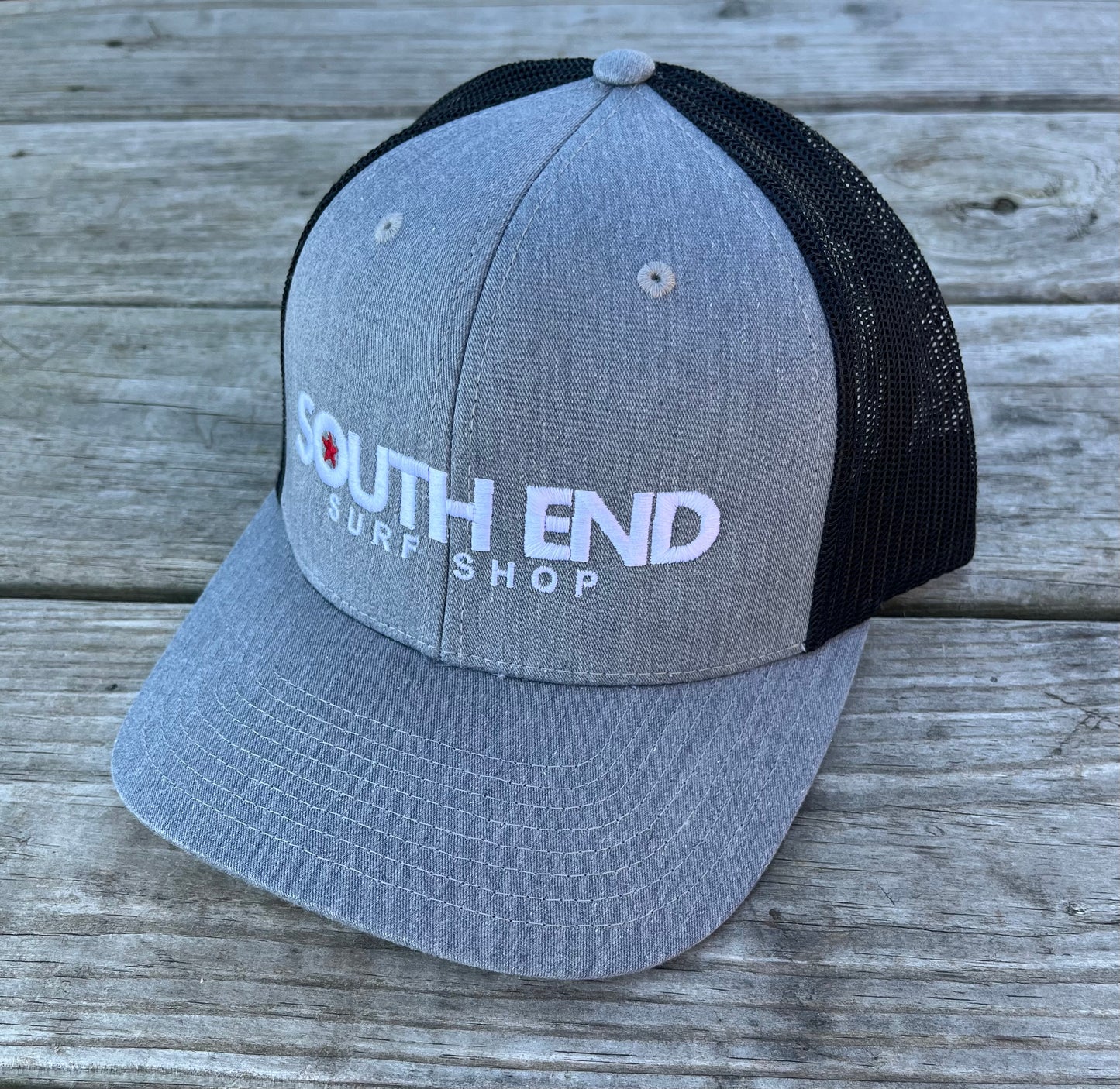 SESS Icon Logo Snapback Heather Grey