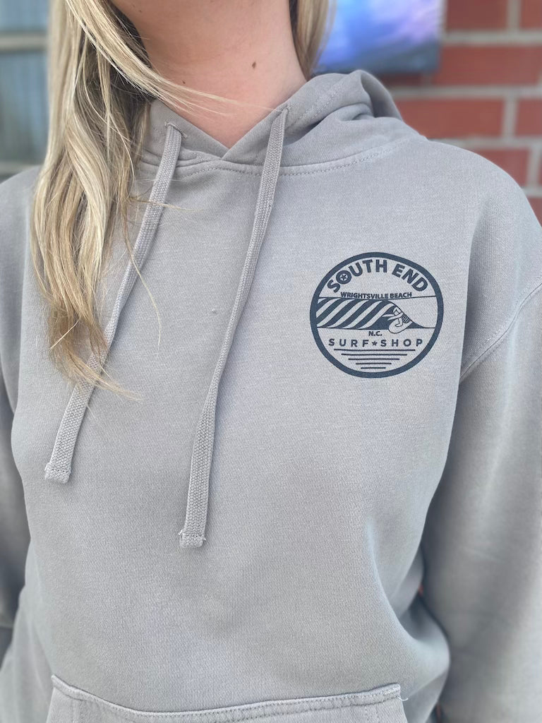 SESS Acid Wash Barrel Hoodie Sand