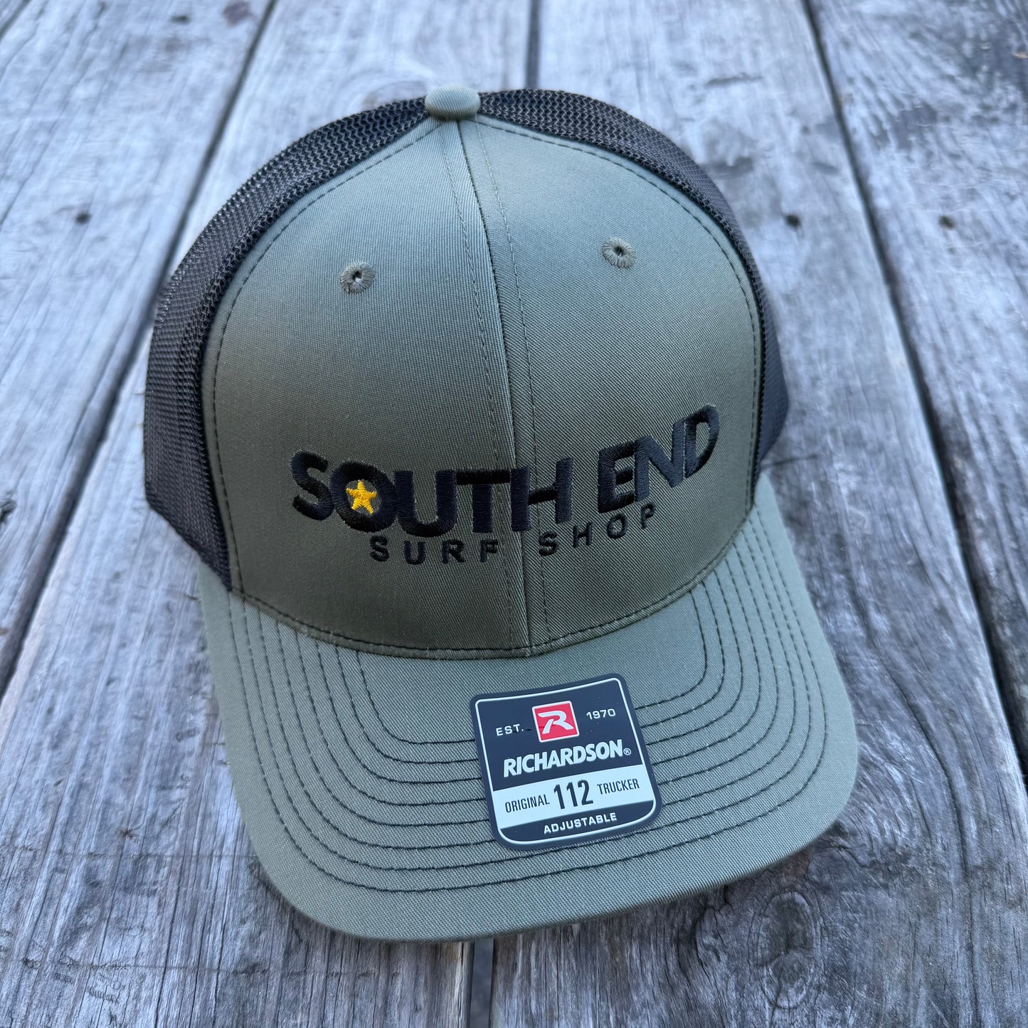 SESS Icon Logo Snapback Army Green