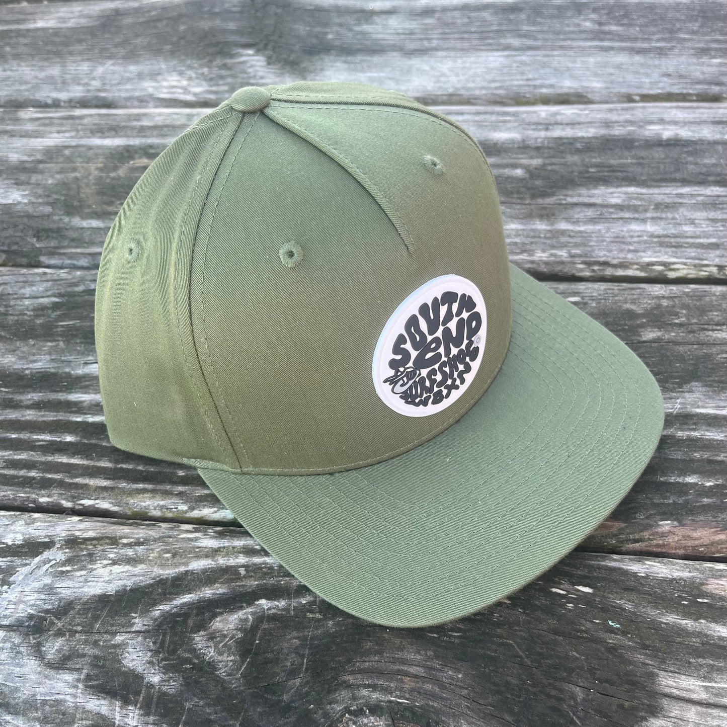 Retro Military Green Snapback