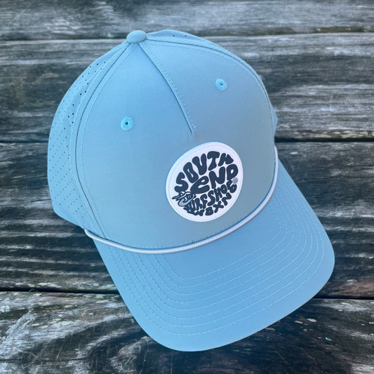 Retro Slate Blue Snapback